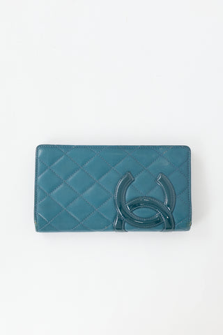 Chanel Quilted Leather CC Cambon Wallet