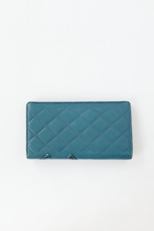 Chanel Quilted Leather CC Cambon Wallet