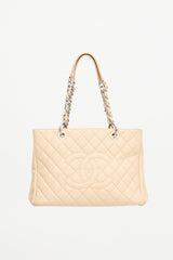 Chanel Quilted Leather Grand Shopping Bag