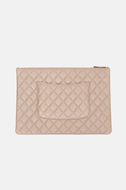 Chanel Quilted Leather Reissue 2.55 O-Case Pouch