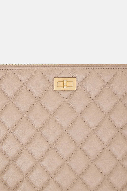Chanel Quilted Leather Reissue 2.55 O-Case Pouch