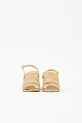 Chanel Quilted Leather Slingback Sandal