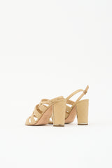 Chanel Quilted Leather Slingback Sandal