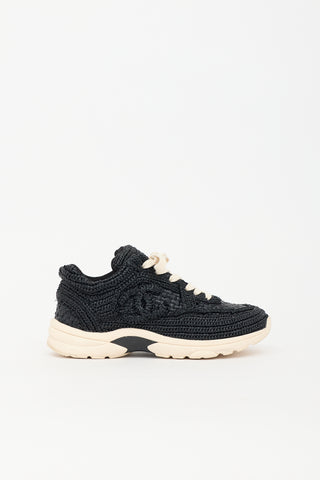 Chanel Raffia CC Sneaker