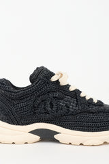 Chanel Raffia CC Sneaker