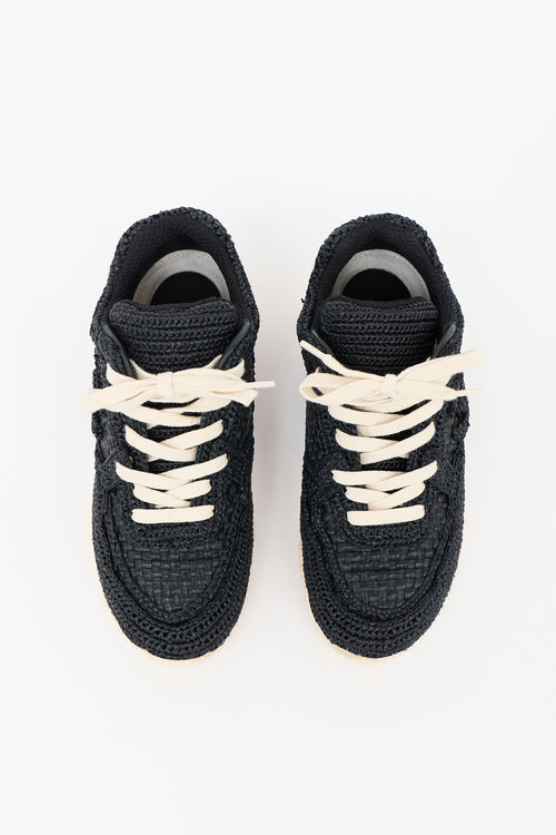 Chanel Raffia CC Sneaker