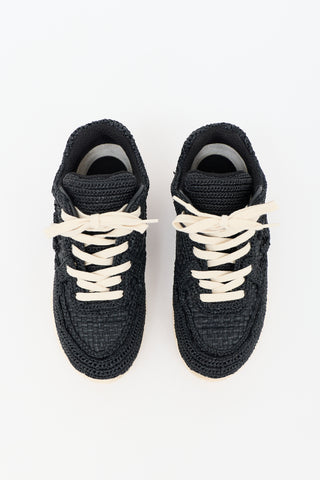 Chanel Raffia CC Sneaker