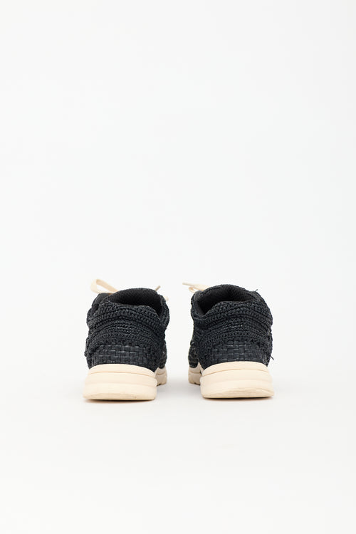 Chanel Raffia CC Sneaker