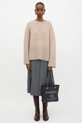 Chanel Raffia Mini Deauville Tote Bag