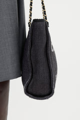 Chanel Raffia Mini Deauville Tote Bag