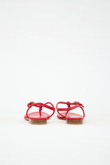 Chanel Suede Chain CC Sandal
