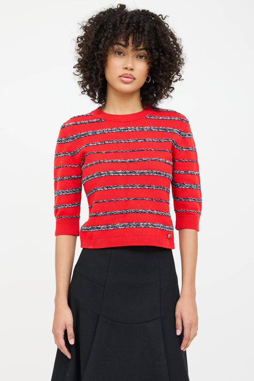 Chanel Spring 2020 Knit Striped Sweater