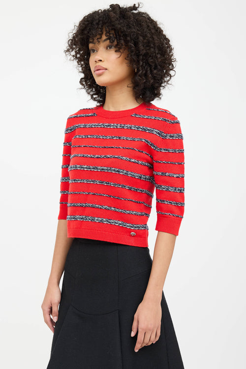 Chanel Spring 2020 Knit Striped Sweater