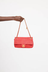 Chanel 2015 Leather Quilted Surpique Bag