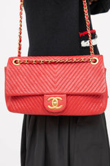 Chanel 2015 Leather Quilted Surpique Bag