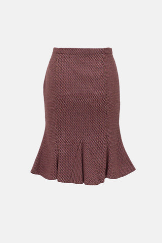 Wool Tweed Skirt