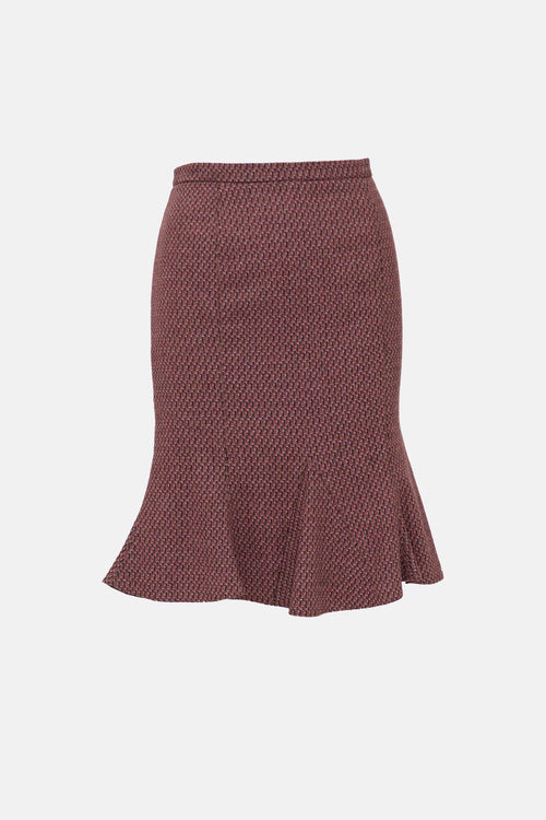 Wool Tweed Skirt
