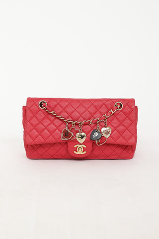 Chanel 2009 Valentine Charm Flap Bag