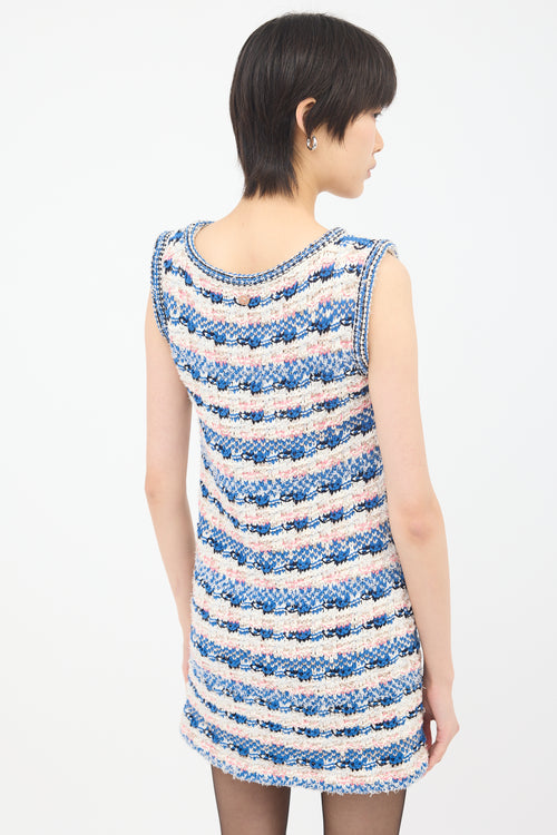 Chanel Resort 2015 Striped Knit Dress