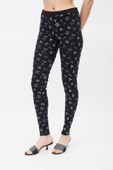 Chanel Resort 2020 Black & White CC Monogram Legging