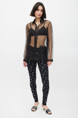 Chanel Resort 2020 Black & White CC Monogram Legging