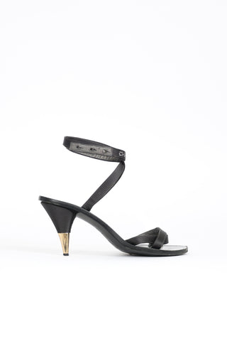 Chanel Rhinestone Logo CC Sandal