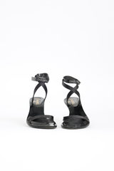 Chanel Rhinestone Logo CC Sandal