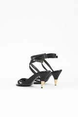 Chanel Rhinestone Logo CC Sandal
