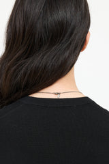 Chanel Cruise 2012 Ruthenium Crystal CC Necklace