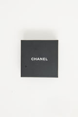 Chanel 2018 Silver Tone Crystal CC Brooch