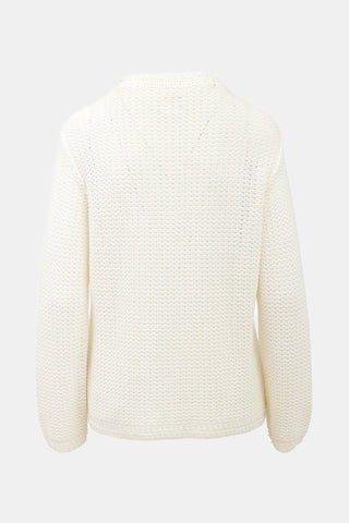 Chanel SS 2002 Beaded Crochet Sweater