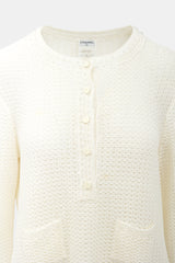 Chanel SS 2002 Beaded Crochet Sweater