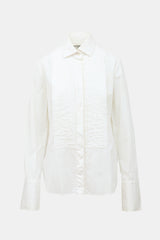 Chanel SS 2002 Poplin Pintuck Shirt