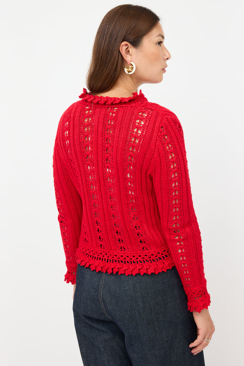 Chanel SS 2004 Crochet Cardigan