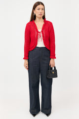 Chanel SS 2004 Crochet Cardigan