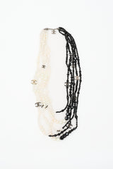 Chanel SS 2005 Two Tone Layered CC Necklace