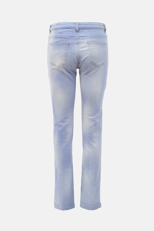 Chanel SS 2008 Slim Leg Jeans