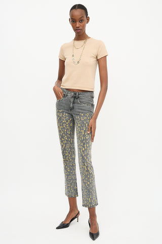 Chanel SS 2011 Distressed Slim Leg Jeans