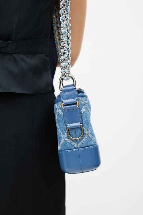 Chanel SS 2020 Blue Denim Small Gabrielle Bag