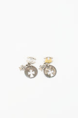 Chanel SS 2003 Maltese Cross CC Earrings