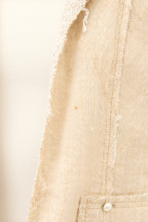Chanel SS 2003 Silk & Tweed Overlay Jacket