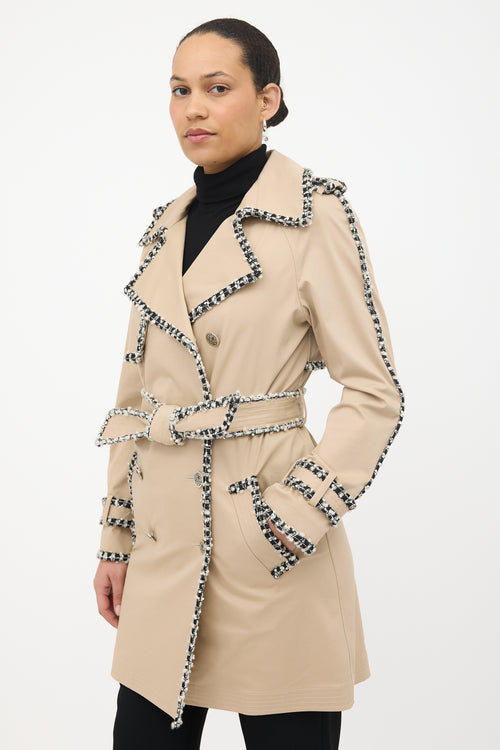 Chanel SS 2004 Embellished Trench Coat