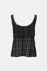Chanel SS 2006 Sheer Checked Wrap Top