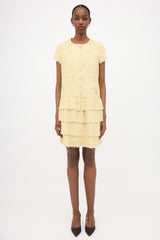 Chanel SS 2006 Tweed Tiered Dress