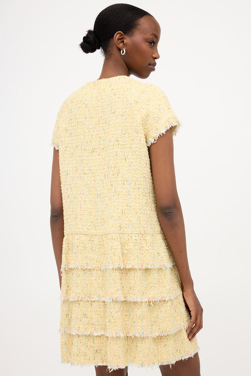 Chanel SS 2006 Tweed Tiered Dress