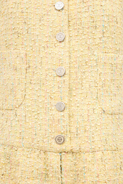 Chanel SS 2006 Tweed Tiered Dress