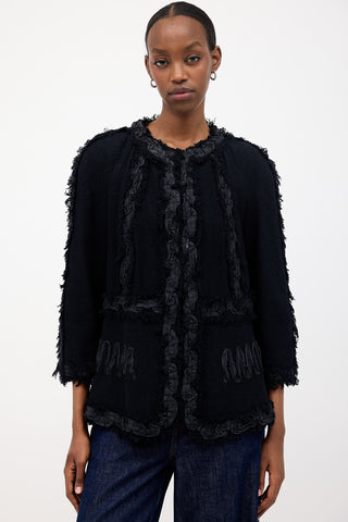 Chanel SS 2009 Tweed Ribbon Jacket