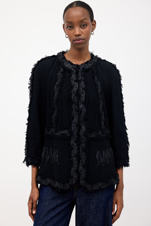 Chanel SS 2009 Tweed Ribbon Jacket