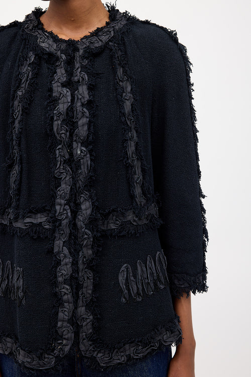 Chanel SS 2009 Tweed Ribbon Jacket
