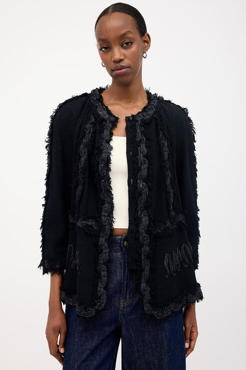 Chanel SS 2009 Tweed Ribbon Jacket